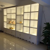 Paint crafts display cabinet Beauty salon Nail cabinet Cosmetics Skin care products display cabinet Display cabinet customization