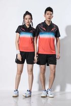 (Zhengda Sports-Chengdu) 18 couples badminton suit group purchase printed jersey 202 training suit