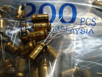 Nikon nichicon 22UF 35V FG signature line fine gold gold leather audio capacitor