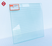 Table glass 6mm-Sand-strip colored glazed glass