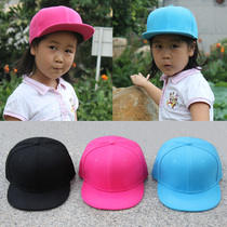 Solid color board kids baseball cap hiphop flat hat bboy hat hip hop street dance Hat Kid hat