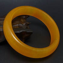 Jade Jian Natural Xinjiang Karamay Gobi Jade boutique gold silk jade bracelet Topaz bracelet