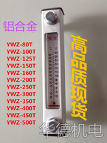 Aluminum alloy liquid level meter ywz-80t ywz-150t oil level meter with temperature dipstick spot