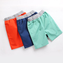 Children's children's summer candy-colored five-point pants male Korean version of Chinese pants 2019 new pure cotton shorts hot pants
