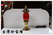 Buddha Hall lamp Pure copper lamp Prajna Heart Sutra lamp Buddha front lamp Pure copper heart Sutra Lamp Lotus Buddha Lamp