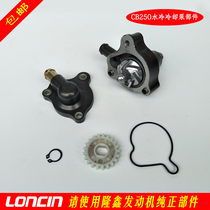 Longxin Original Factory Accessories CB250 Water Cooled Engine Cooling Pump Jinling Chaozhong Huayang Beach Cart Water Pump Assembly