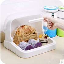 Multifunctional kitchen with lid draining bowl rack Dish Cutlery Dish Cutlery Finishing Rack Creative Tea Set Food Dust-Proof Containing box