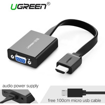 Ugreen Green HDMI to vga with audio converter projector connector display TV port hdni
