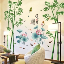 Living room wallpaper wallpaper self-adhesive 3d three-dimensional wall sticker waterproof sticker bedroom landscape painting landscape wall decoration sticker