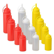 Squeeze sauce bottle Jam bottle Seasoning bottle Soy sauce bottle Creative vinegar pot Oil pot Salad tomato seasoning bottle Safe and non-toxic