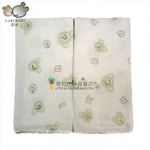 Rabbi monopoly gauze thin handkerchief 2 strips LOECZ11302 baby cotton wipe water Multi Use towel 5 fold