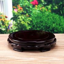 High density board material round base Vase Flower pot Fish tank Wine altar Qishi Air conditioning handicraft ornaments bottom bracket