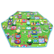 Hexagon Princess childrens tent matching double-sided environmental protection Hexagon crawling mat 1 4*1 2 foam mat game mat