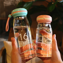 Creative Macarons Stained Glass Cups Trendy Men & Women Students Portable Water Glasses Frescoed Art And Art Tea Cup