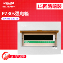 Delixi Electric Distribution Box Strong Electric Box Household Concealed Lighting 15 Circuit Air Switch Box Strong Electric Wiring Box