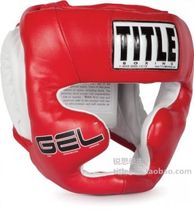 (Original) TITLE Boxing Helmet Muay Thai MMA Fighting Training Competition Head Gel Men and Women Real Leather