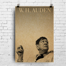 American poet W H Auden Wystan Hugh Auden to Byron literary character wall chart