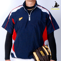 (every move) A thin section of loose male and female headwind short sleeve outdoor anti-wind speed dry sports collage jacket