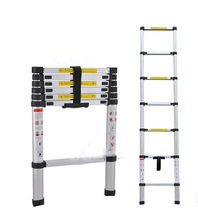 Home loft aluminum alloy ladder special price 2 m telescopic single ladder herringbone ladder aluminum ladder