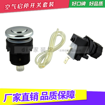 Jacuzzi built-in pneumatic air switch food waste disposer internal and external micro switch silver contacts