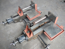 Band sawing machine table bed jaw receiving plate band sawing machine clamping mechanism clamping jaw water contact plate