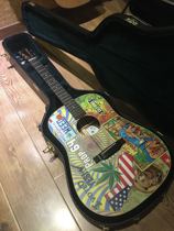 United States Martin Martin D-420 full single acoustic folk guitar Global limited 420 artist painting