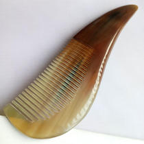 Red red bull natural white water horn comb Old horn color good wedding celebration comb