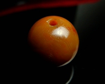 10th century Tibetan Tang ball round beads red Tang Agate beads Millennium Pearl