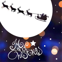Christmas decoration stickers Christmas gifts Shop window glass stickers Wall stickers Shop supermarket store decoration stickers