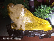 Golden Silk Nanolong Phoenix Gold Silk Nan Swing Piece Gold Silk Nan Wood Carved Gold Silk Nan Handicraft Yin And Sand Kuanyin Buddha