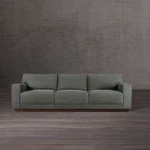 Tao home Duke imported first layer cowhide three sofa American simple single living room furniture leisure sofa