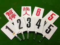 Upscale basketball foul play number plates Fouls Count Cards Pause for changing people Fouls Fouls Instructions Board Fouls