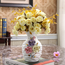 European ceramic vases ornaments home dining table living room TV cabinet decorations modern simple crafts hydroponic small
