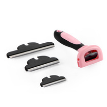 Dele pet hair removal comb hair comb hair removal knife scraper can replace blade 25 provinces