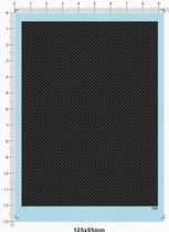 722-4107 Carbon fiber model car water sticker