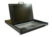 EZ-Link EZ-5516LD 15 inch LCD 16-port 1U Rack KVM Switch Included