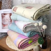 Summer sweat-absorbing cotton coarse cloth sheets soft mat thickened canvas pillowcase 1 2 1 5 1 8 meters straight and not wrinkled