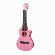 - 28 Electric Case Guitar Lily 6 String Electric Case Guitar Little Guitar Travel Guitar AGL-28 Powder