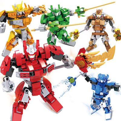 cogo积高侠与阿里巴巴拼插拼装积木男孩儿童玩具q版toys玩具520_7折