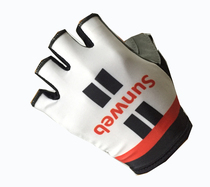 SUNW car team Version 2017 new sports half finger gloves mountain bike summer outdoor non-slip wear-resistant riding leakage finger men and women