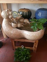 Zucai gourd fountain fish tank feng shui ball fish tank fountain water tank circulating water long fish tank