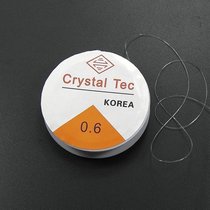 Imported wearing beads elastic wire string bead round transparent crystal line elastic cord rope tightness cord Buddha bead wire