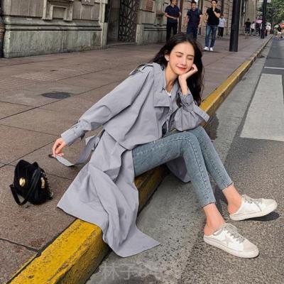 The wind coat woman in the thick of the thick section thickened mid-2020 pop-port taste little sub-sweatshirt lady light cooked