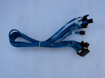 Amphenol SAS line SFF-8484 to 4 * sata SAS one point four server hard disk cable