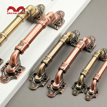 312 antique copper Chinese surface cabinet door handle kitchen door simple small handle can be installed directly with screws