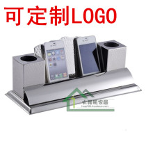 New high-grade stainless steel microphone rack rectangular multifunctional microphone rack mobile phone rack bar KTV metal wheat rack