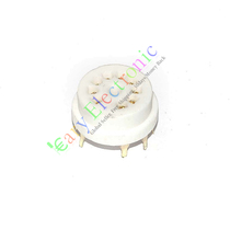 PCB nine leg ceramic gold plated tube seat GZC9-Y-4-G suitable 12AX7 ECC83 6p1 6n1
