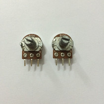 WH148 three-leg mono potentiometer 41 stepping B10K single potentiometer B103 flower shaft 15MM