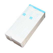 Office attendance card attendance clock punch paper attendance paper attendance machine cardboard factory direct sales