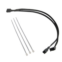 Motherboard fan 4Pin PWM one point three adapter cable 1 point 3 extension cable 30cm all copper wire braided net